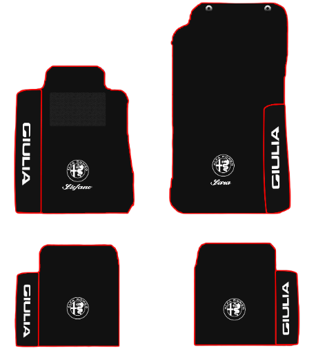 Tappetini Giulia - Sportline 4pz - Set 3