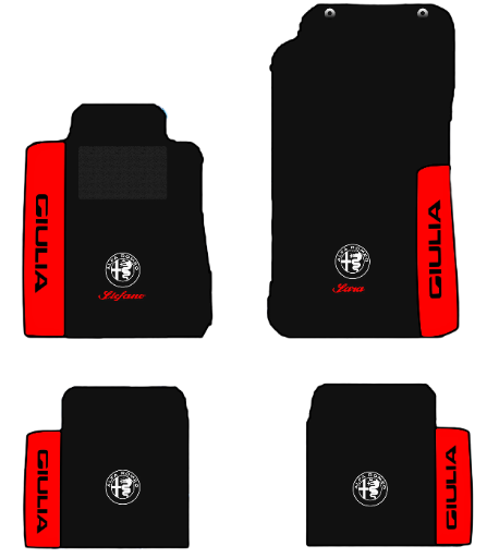 Tappetini Giulia - Sportline 4pz - Set 3