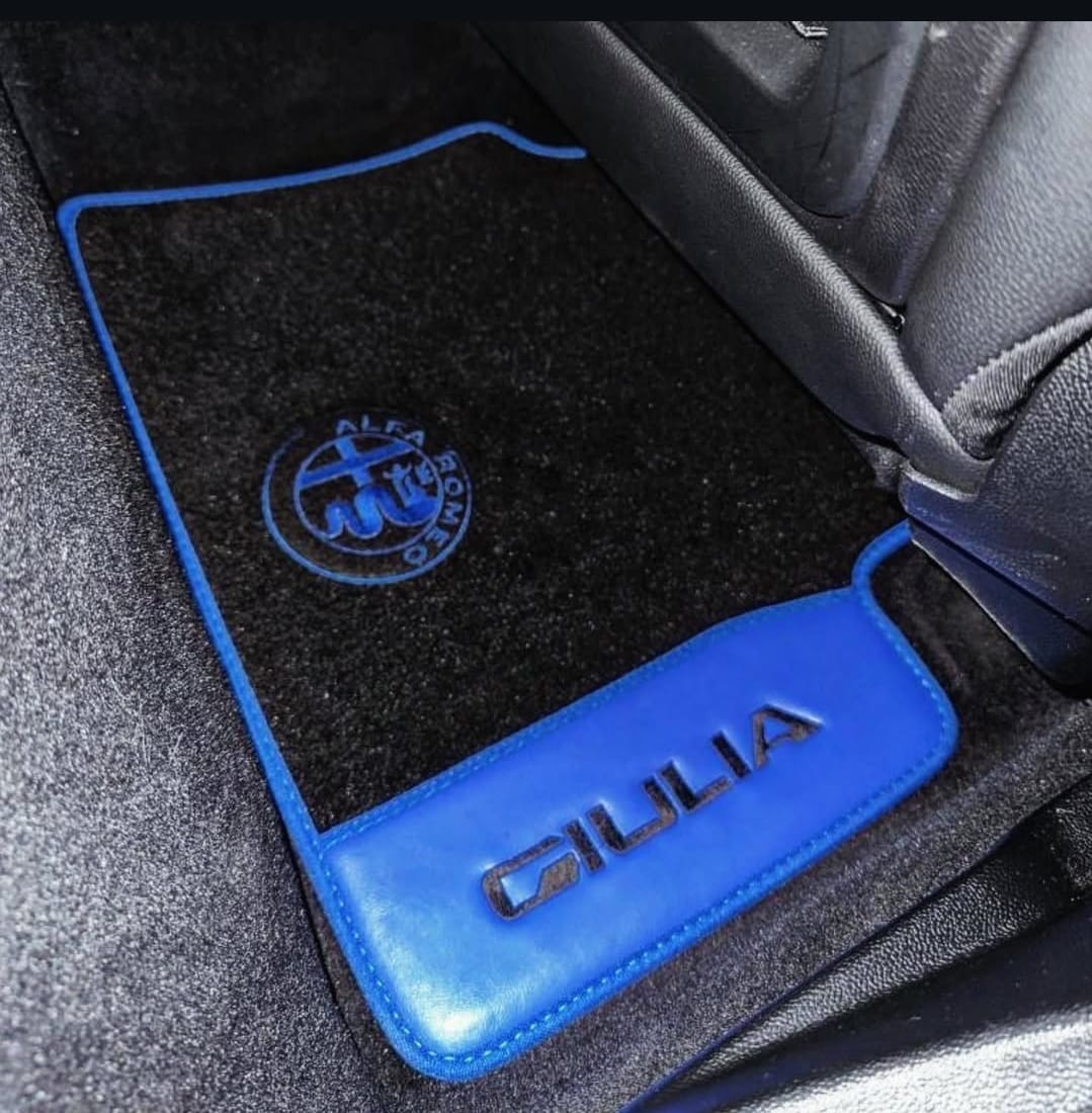 Tappetini Giulia - Sportline -  4pz - Set 1.1 - Logo Competizione