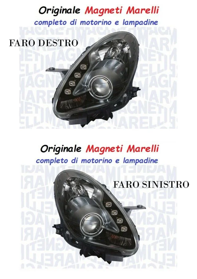 FARO ANTERIORE PER ALFA GIULIETTA - TITANIO