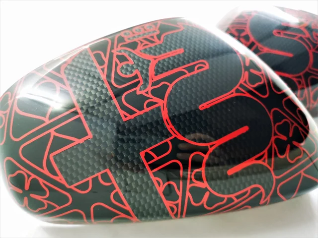 Alfa Romeo Custom Mirror Cover - CALOTTE SPECCHIETTI TRIBUTO LIVREA FORMULA1 RACING