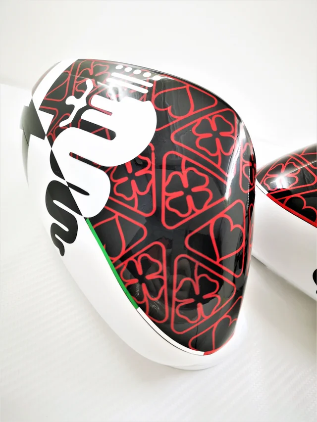 Alfa Romeo Custom Mirror Cover - CALOTTE TRIBUTO FORMULA 1 RACING