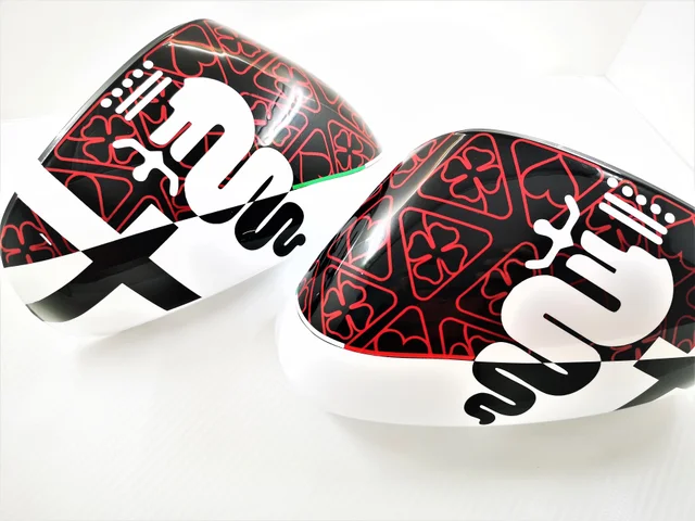 Alfa Romeo Custom Mirror Cover - CALOTTE TRIBUTO FORMULA 1 RACING