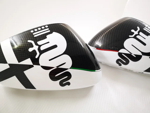 Alfa Romeo Custom Mirror Cover - CALOTTE SPECCHIETTI RACING
