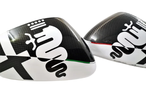 Alfa Romeo Custom Mirror Cover - CALOTTE SPECCHIETTI RACING