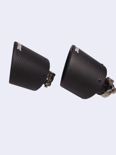 2pz MATT BLACK BOMBATO uscita da 130mm