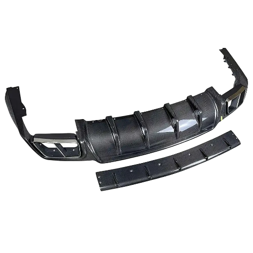 Diffusore posteriore in fibra di carbonio a secco Mansory Style per Maserati Levante 2016-2018