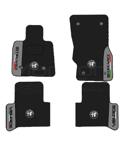 Tappetini Stelvio - Sportline -  4pz - Set 2