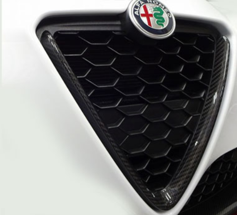 GRIGLIA SCUDO ANTERIORE GIULIETTA - FIBRA DI CARBONIO