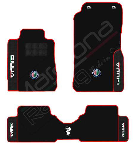 Tappetini Giulia - Sportline - Set 10