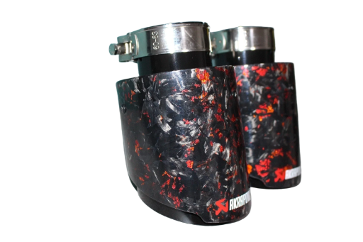 FORGIATO RED GLOSSY BLACK