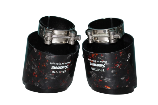 FORGIATO RED GLOSSY BLACK