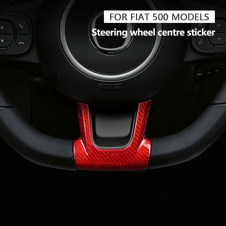 Fiat 500 Steering Wheel Centre Sticker