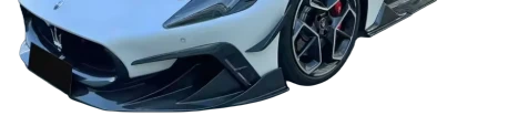 Front Bumper Side Spats for Maserati MC20 MSY Style Dry Carbon Fiber