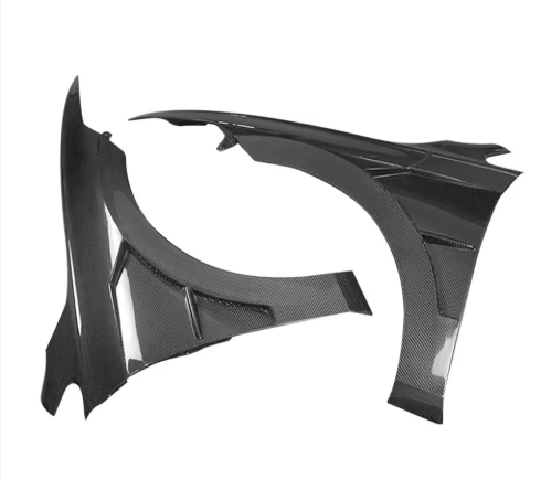 Vented Style Carbon Fiber Front Fenders 