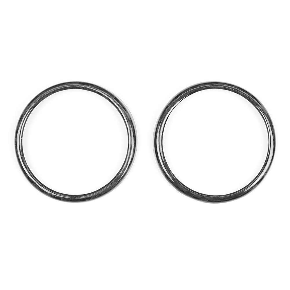 Carbon Fiber Steering Wheel Trim - 2 pezzi