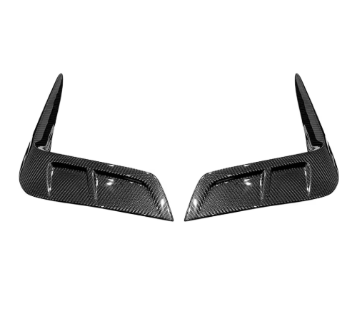 Front Bumper Side Spats for Maserati MC20 MSY Style Dry Carbon Fiber
