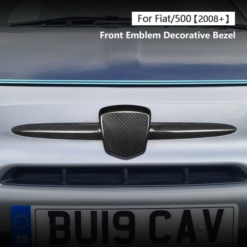 Fiat 500 Front Emblem Decorative