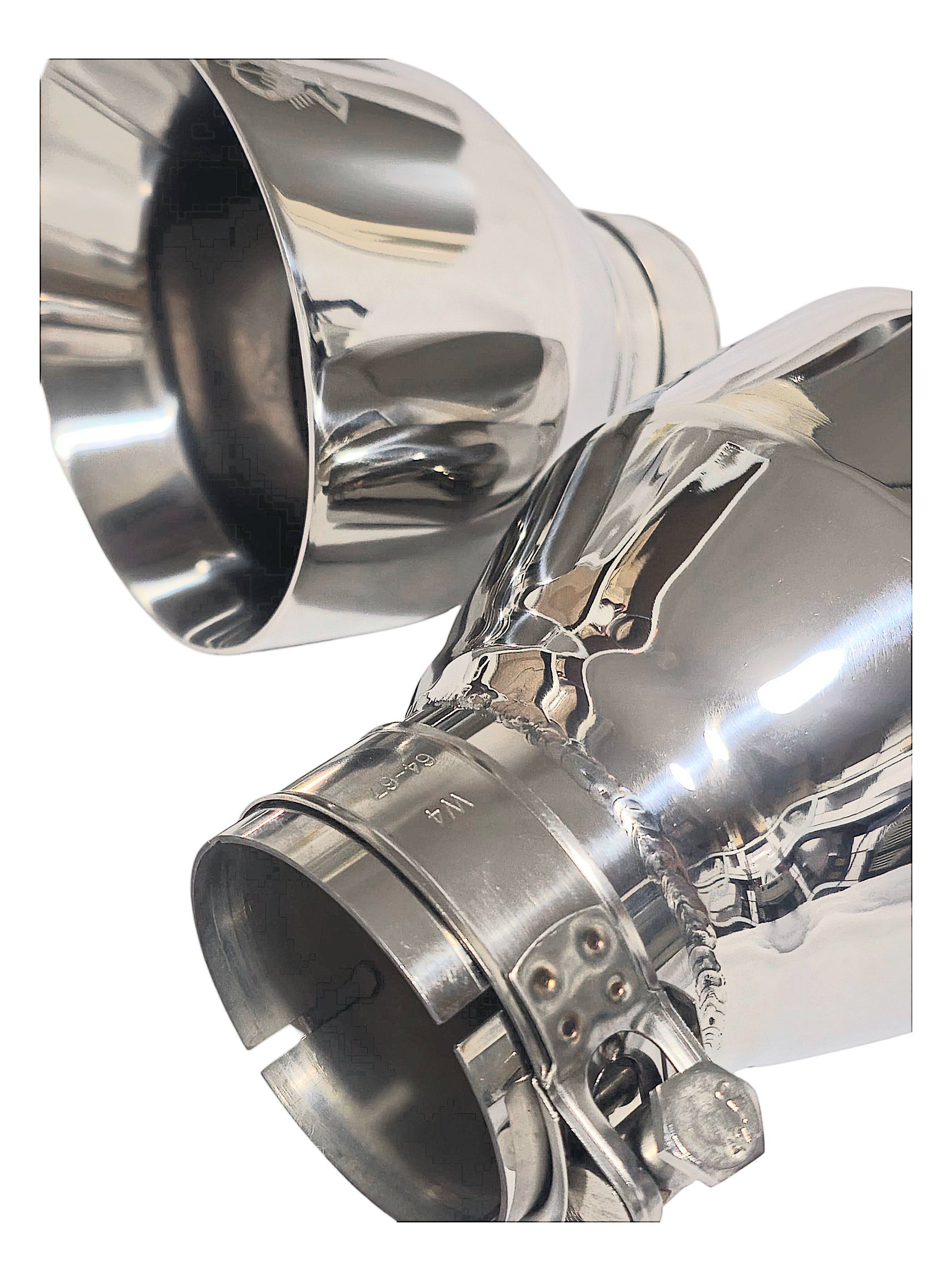 Coppia terminali acciaio inox ABARTH