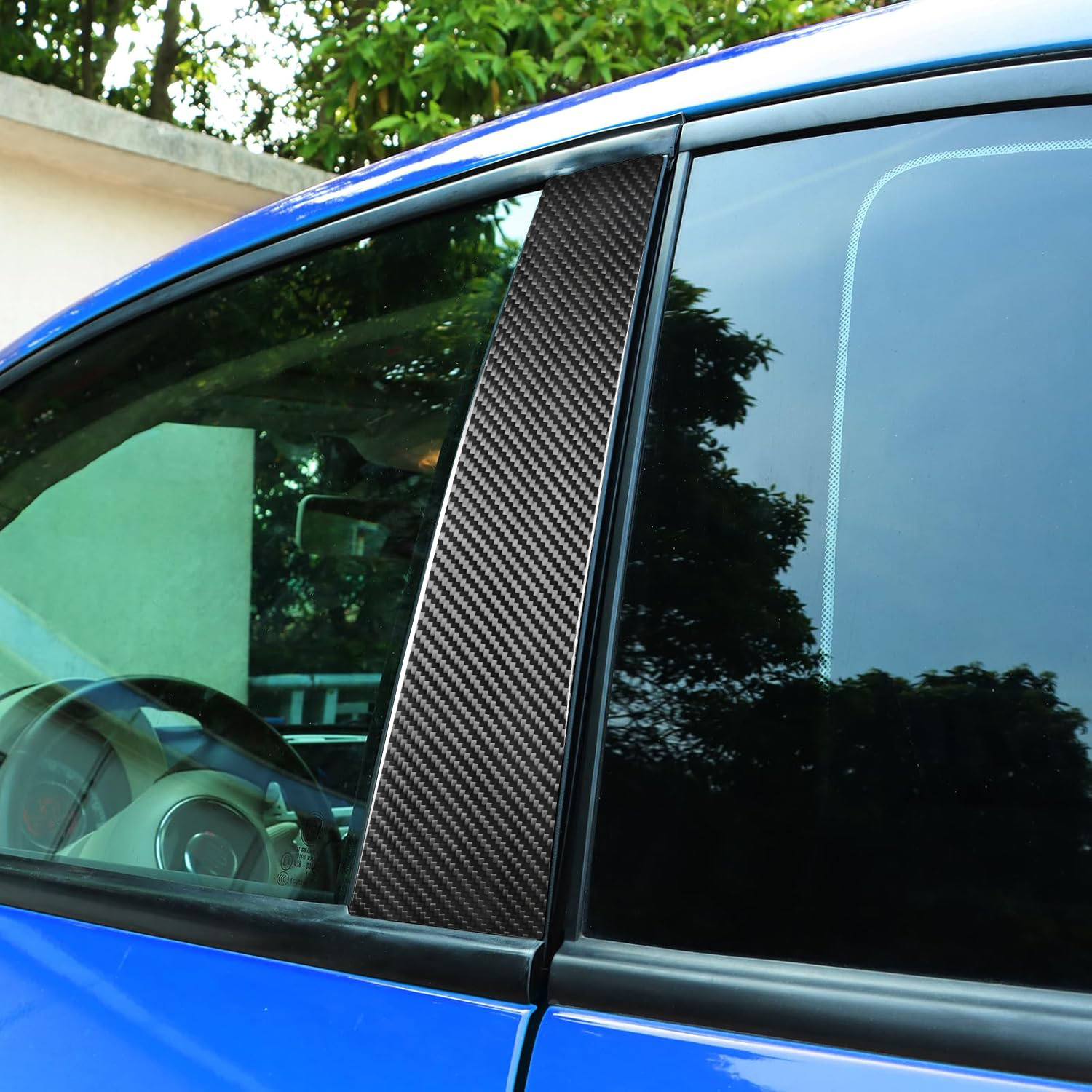 A-pillar triangular  window cover 