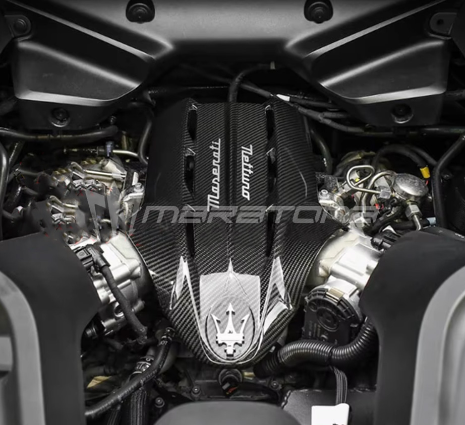  Dry Carbon Fiber Middle Engine Bay Dress up Kit