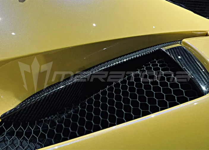 For Maserati MC20 Carbon Fiber Rear Side Air Intake Trim
