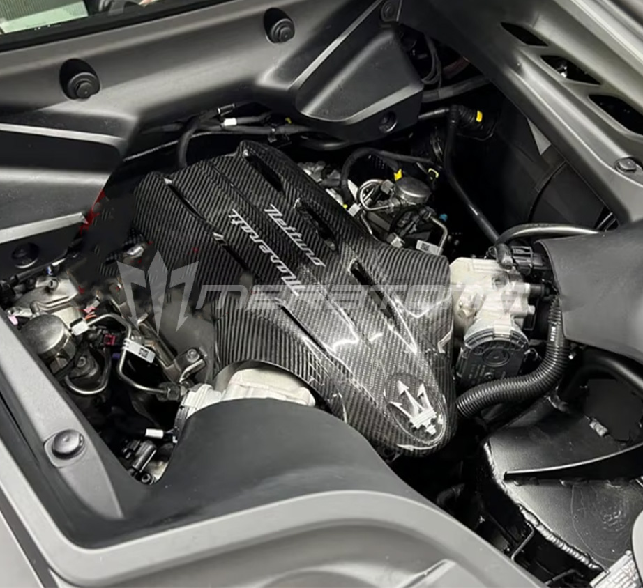  Dry Carbon Fiber Middle Engine Bay Dress up Kit