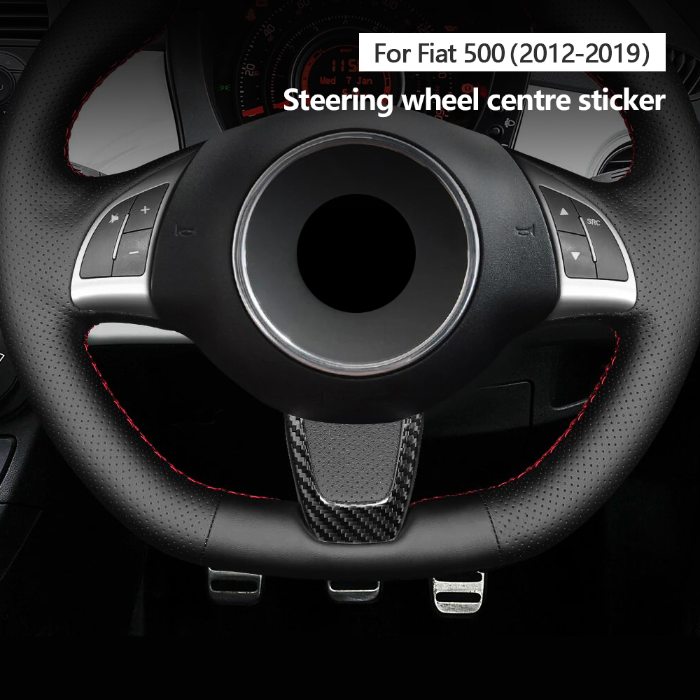 Fiat 500 Steering Wheel Centre Sticker