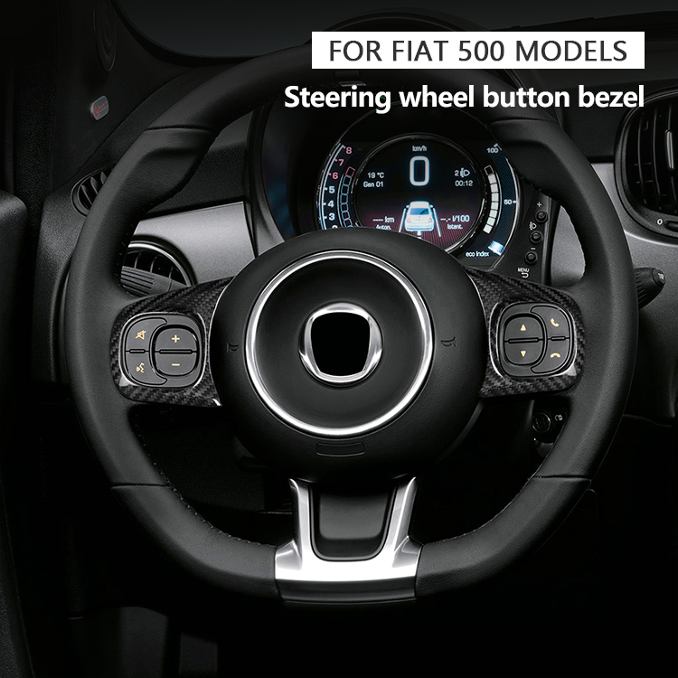 Fiat 500 Steering Wheel Button Bezel