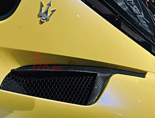 For Maserati MC20 Carbon Fiber Rear Side Air Intake Trim
