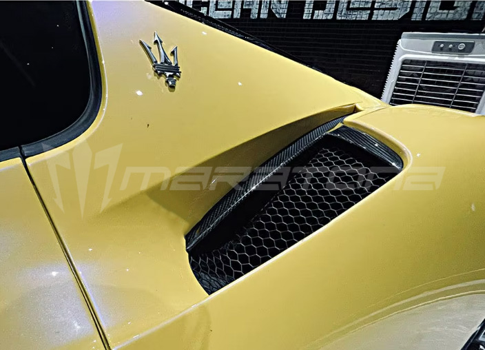 For Maserati MC20 Carbon Fiber Rear Side Air Intake Trim