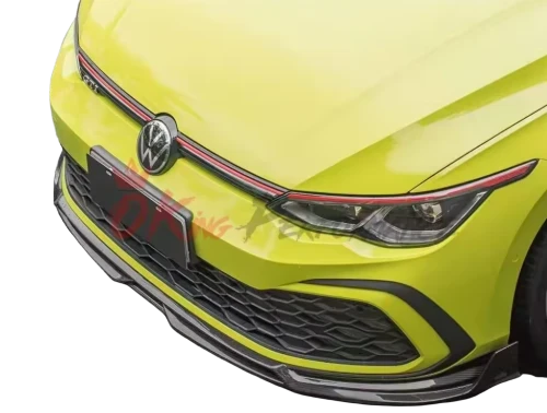 Dry Carbon Fiber Front Lip for Volkswagen VW Golf MK8 GTI 2021-2025