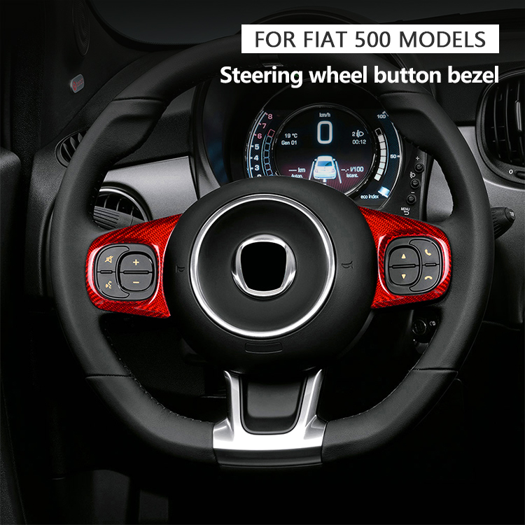 Fiat 500 Steering Wheel Button Bezel