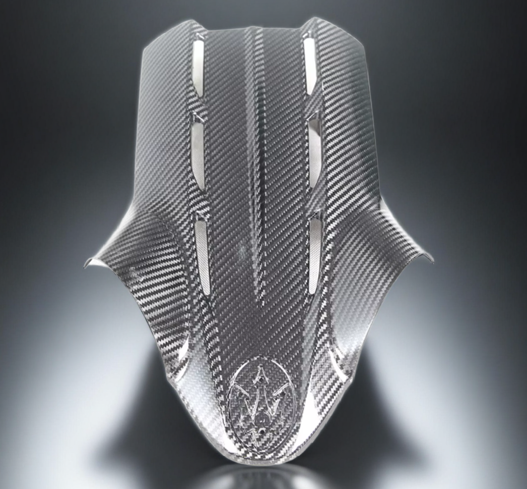  Dry Carbon Fiber Middle Engine Bay Dress up Kit