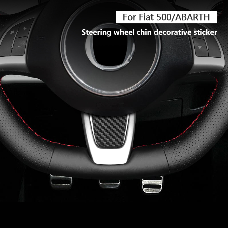 Fiat 500/Abarth Steering Wheel Chin Decorative Sticker