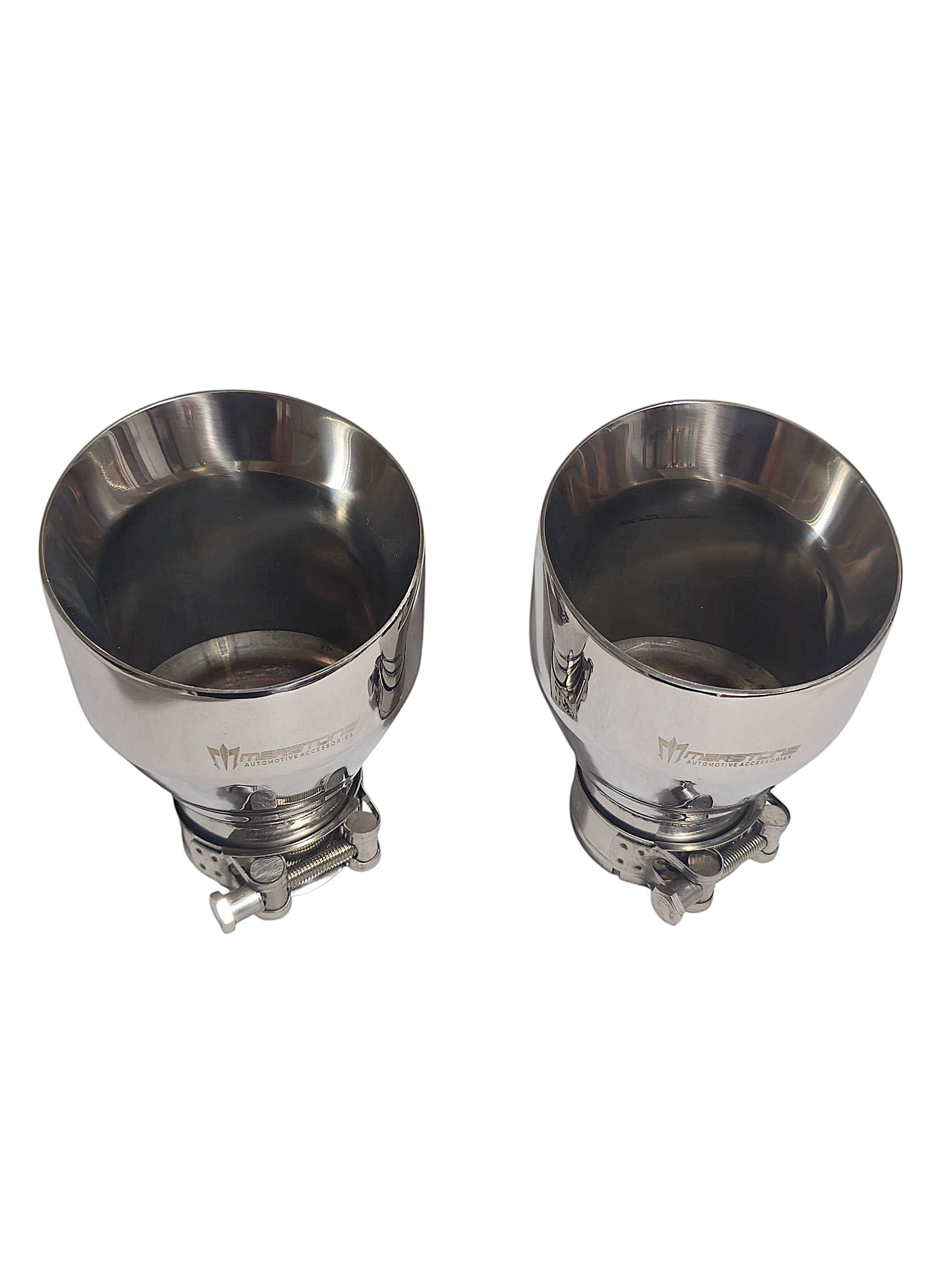 Coppia terminali acciaio inox ABARTH