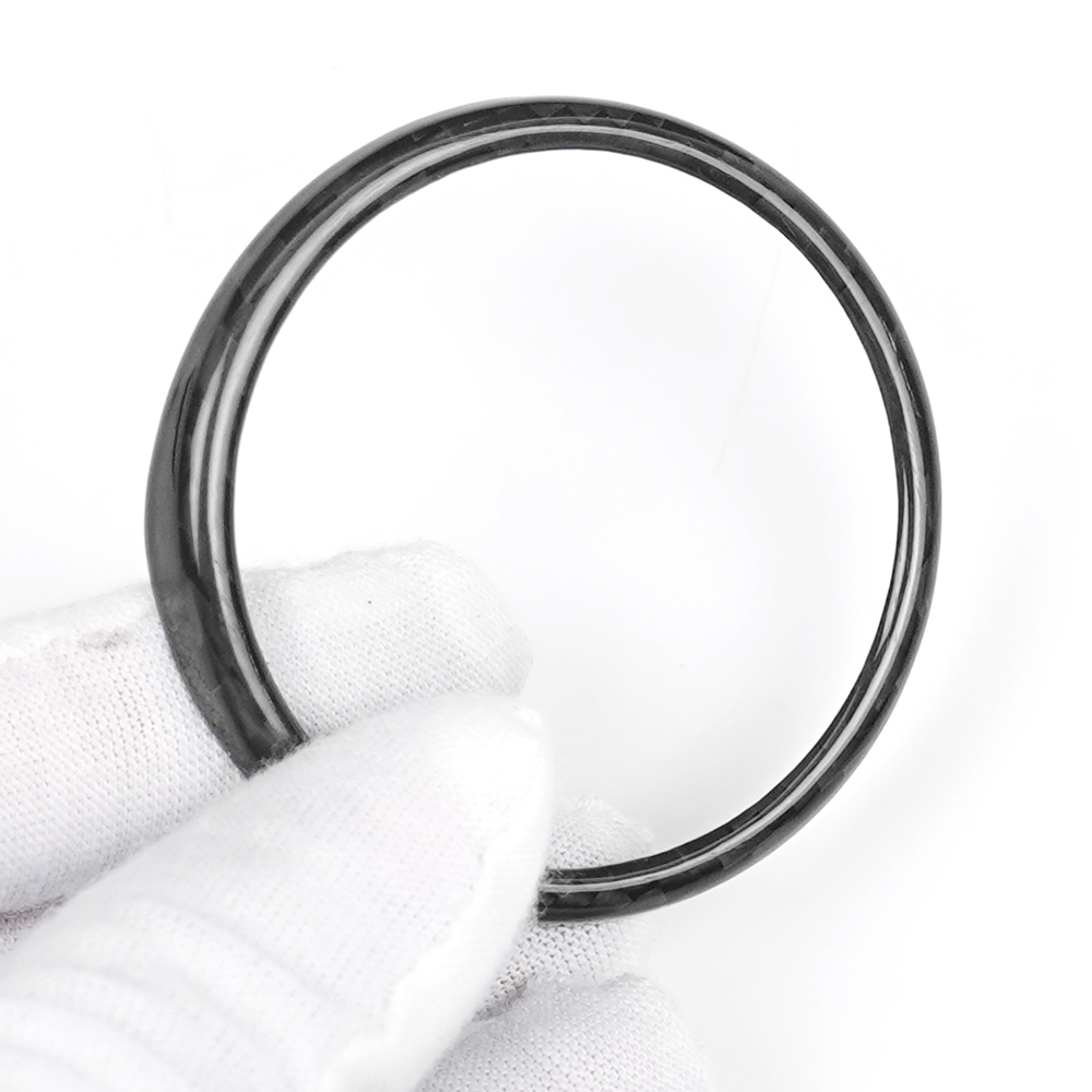 Carbon Fiber Steering Wheel Trim - 2 pezzi