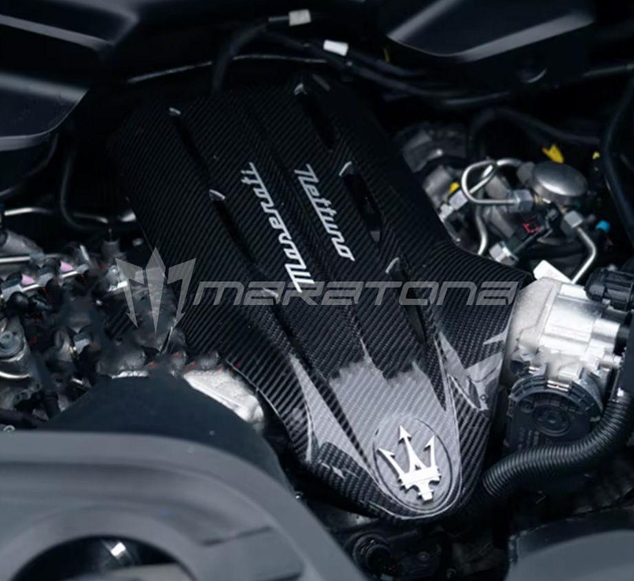  Dry Carbon Fiber Middle Engine Bay Dress up Kit
