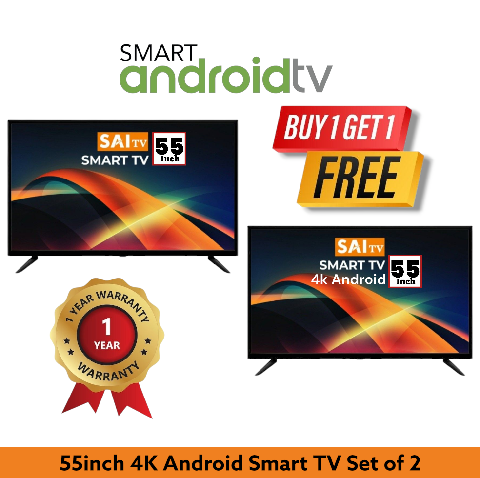 55 inch Led Smart TV Combo