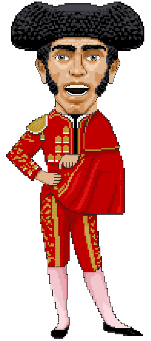 Cabezudo torero de Valencia