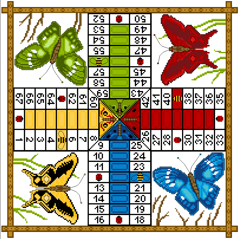 Parchís de mariposas