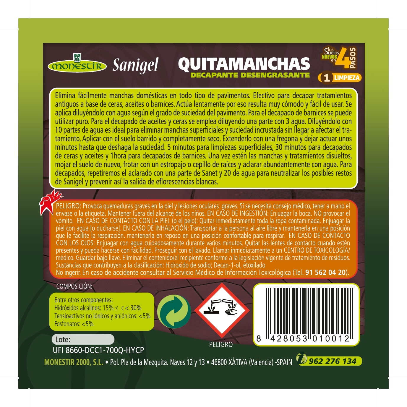 Quitamanchas Decapante