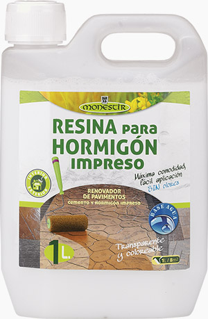 Resina para hormigón impreso