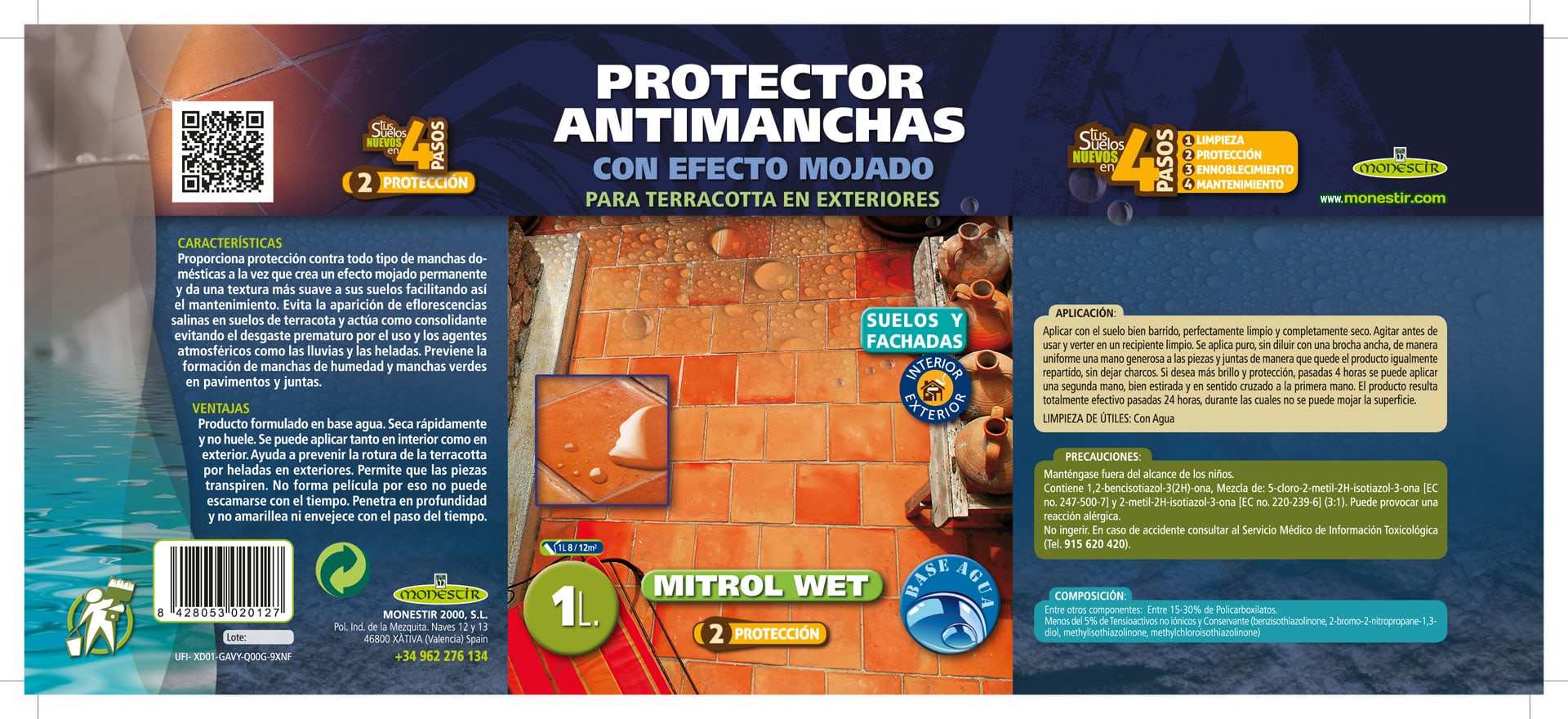 Protector Antimanchas con efecto mojado (Exteriores)