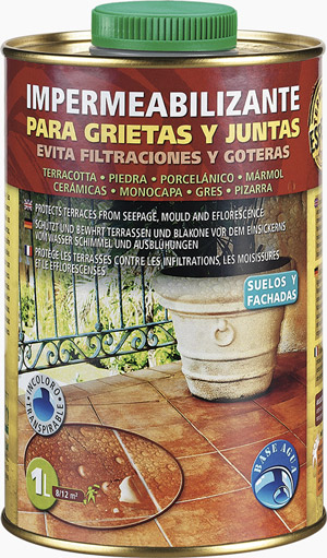 Impermeabilizantes grietas y juntas