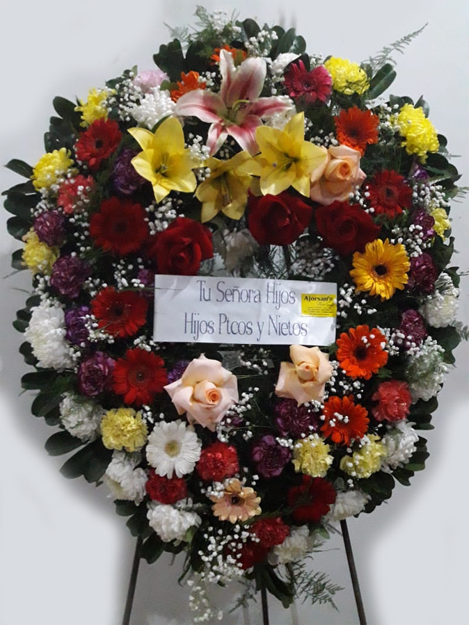 Corazon Americano - Liliums + Rosas + Gerberas + Crisantemos