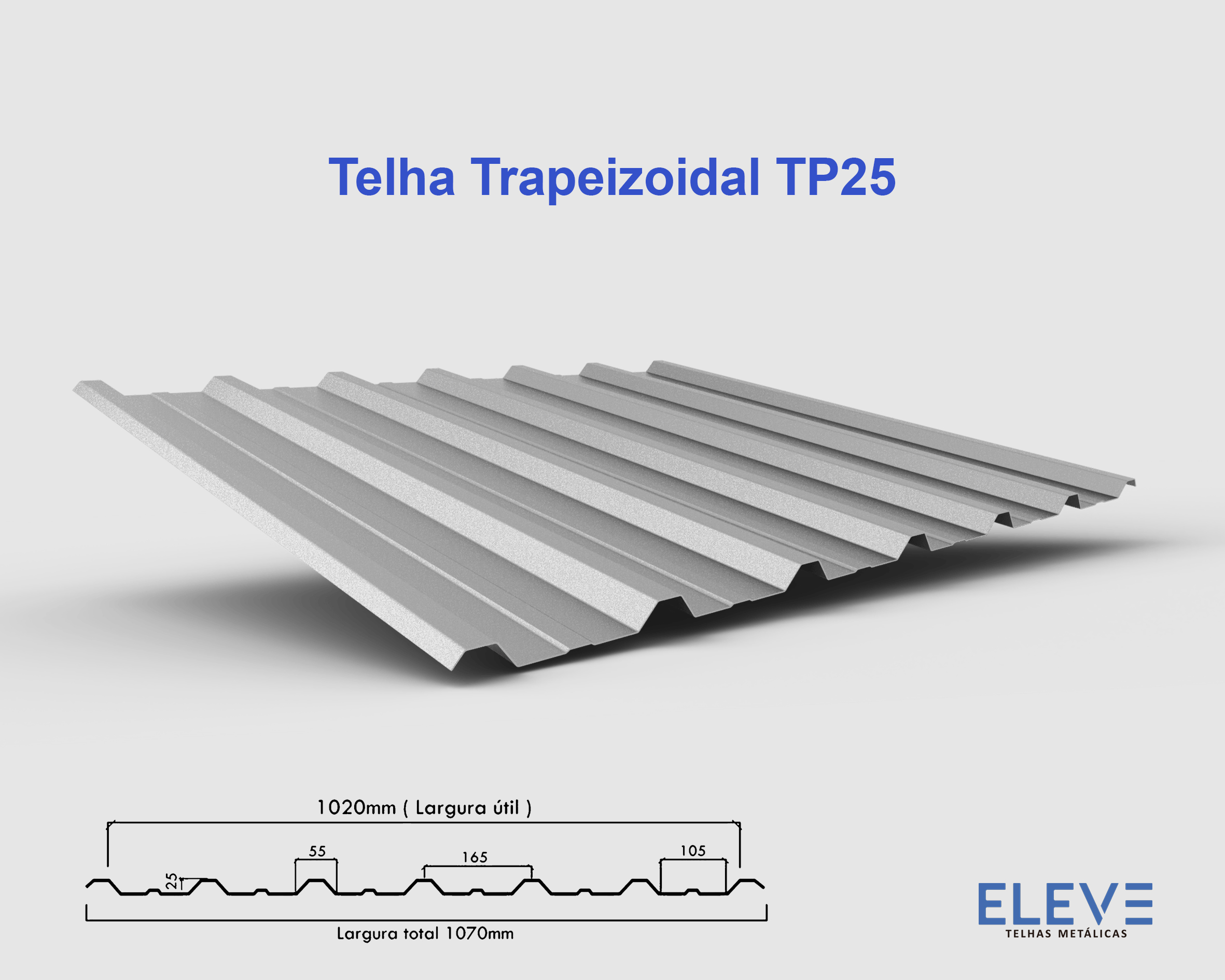 Telha Trapezoidal TP25