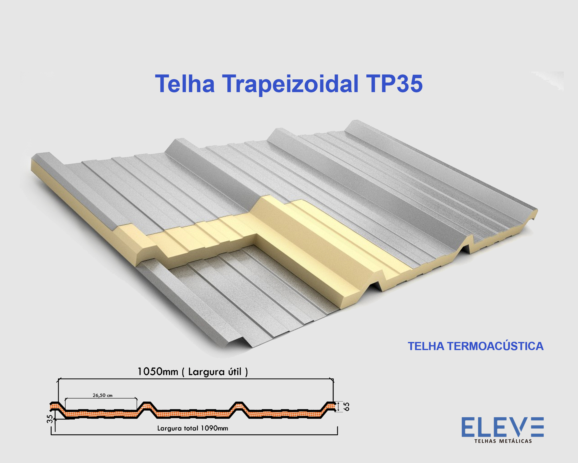 Telha Trapezoidal TP35