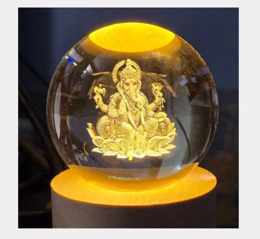 Crystal Ganesh Sphere