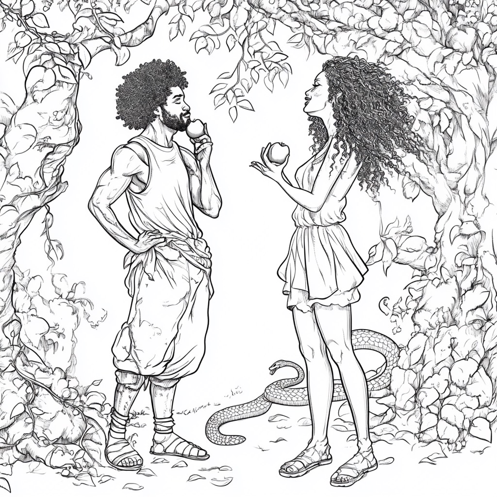 Adam and Eve: Zoe Coloring Book/March Issue '2025